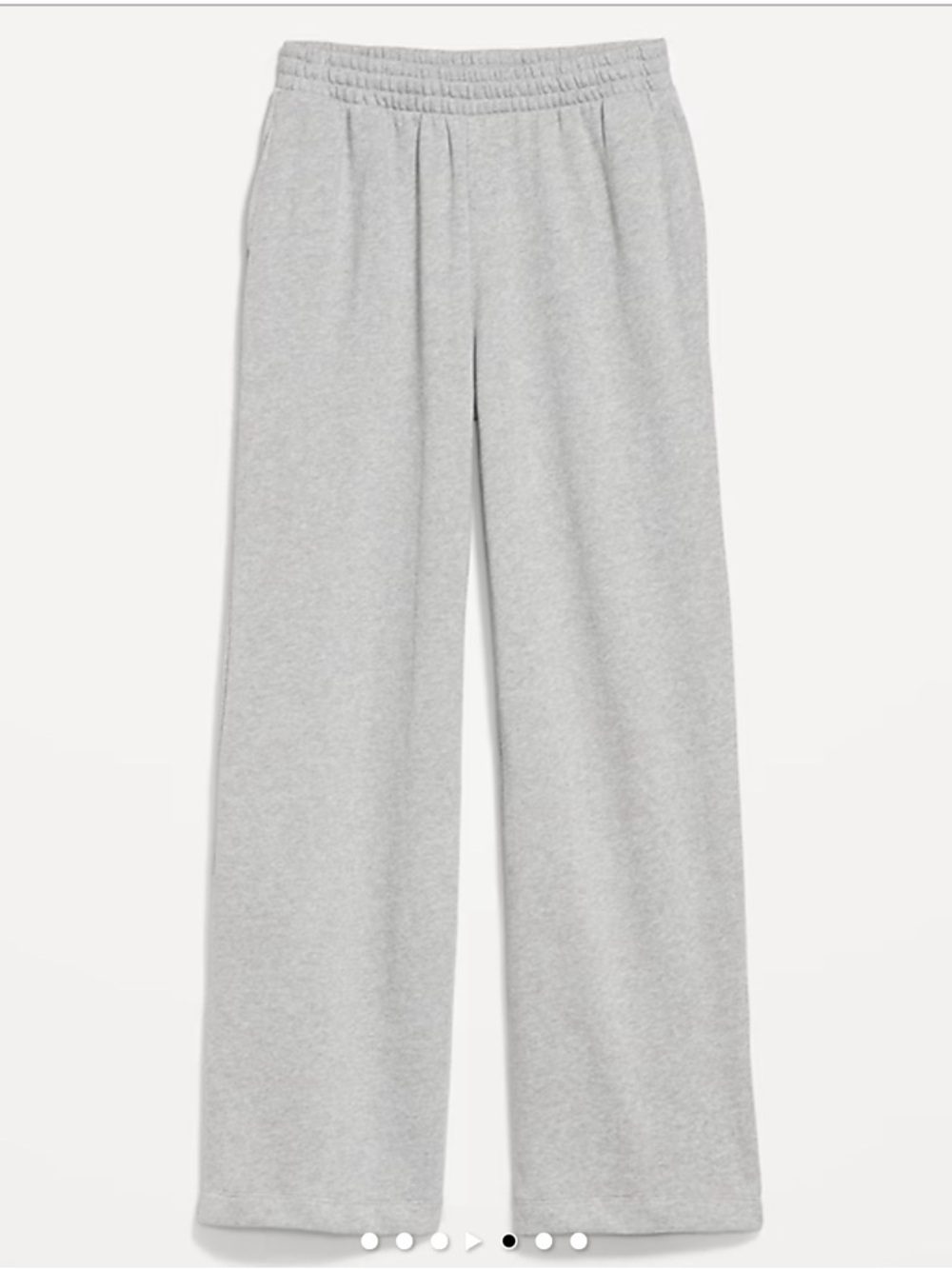 Old Navy Light Gray Wide-Leg Lounge Pants